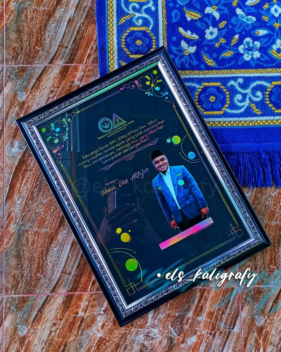 Kaligrafy Souvenir Pemateri IPNU-IPPNU