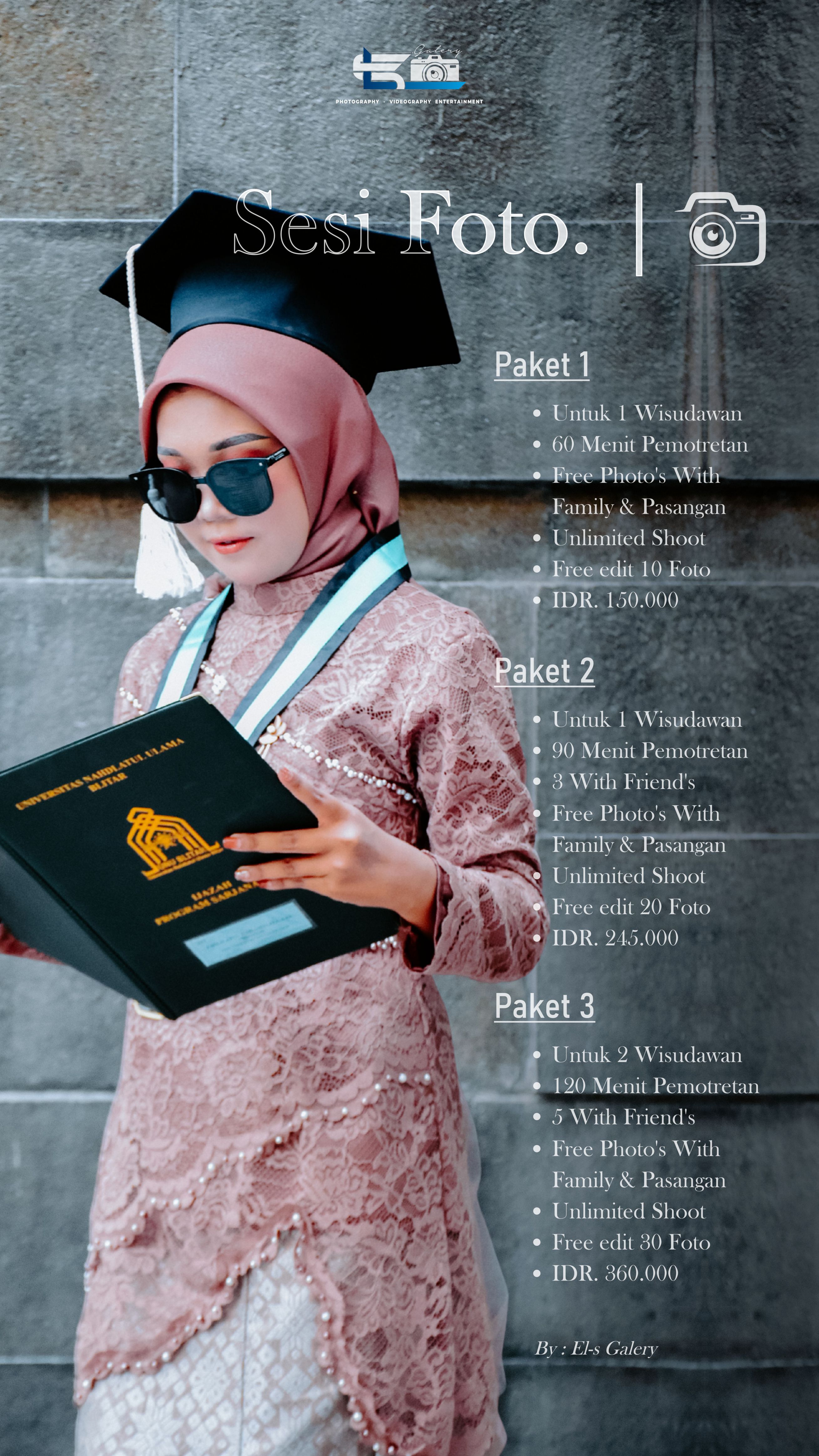 Pricelist Fotography Wisuda
